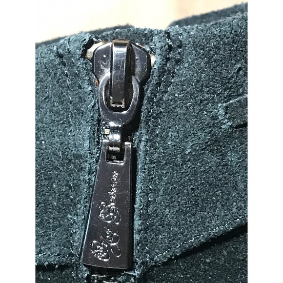 BLACK LEATHER WEDGE NEW YORK DESIGNER - Picture 10 of 14